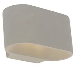 Lampă de perete inteligentă ovală din beton, inclusiv Wifi G9 - Arles