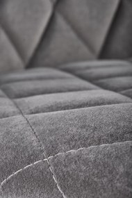 Scaun K450 velvet gri