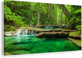 Tablou - Cascada Erawan din Kanchanaburi, Thailanda (90x60 cm)