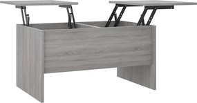 vidaXL Măsuță de cafea, gri sonoma, 80x50x42,5 cm, lemn prelucrat