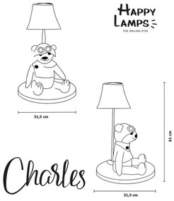Lampă LED de masă pentru copii Happy Lamps CHARLES LED/5,4W/230V urs