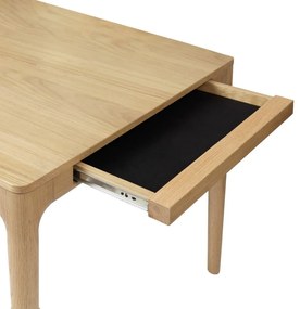 Masă de dining extensibilă din lemn masiv de stejar 90x200 cm Heart'n'Soul – UMAGE