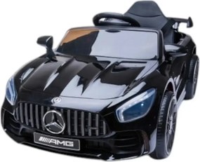 Masinuta Electrica cu acumulator pentru copii NOVOKIDS™ Mercedes AMG GTR , Roti din Cauciuc EVA, 3-8 ani , usi cu deschidere , Baterie12V, 2 Viteze,