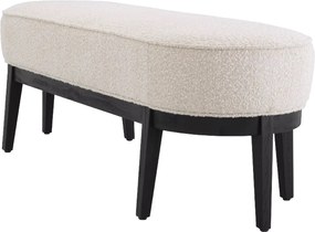 Bancheta eleganta design LUX Jarrett, Boucle crem