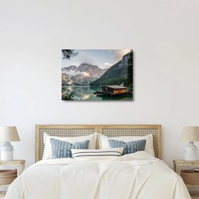 Tablou pe sticlă - Lake Prags (70x50 cm)
