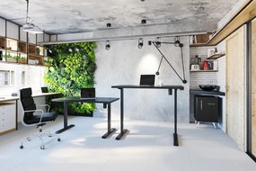 Birou de scris electric Elir cu înălțime reglabilă 120 cm - negru
