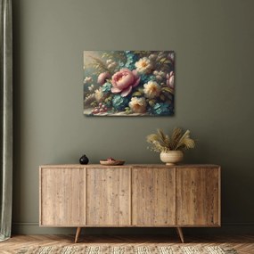 Tablou - Natură moartă cu flori - pictură (70x50 cm)