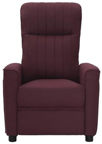 342260 vidaXL Fotoliu rabatabil, violet, material textil