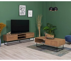 Mobilier living Lexuna 8 (Nuc + Negru). 1089086