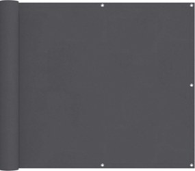 vidaXL Ecran de balcon Antracit 100 x 400 cm Material Oxford