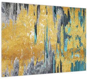 Tablou - Design auriu (70x50 cm)