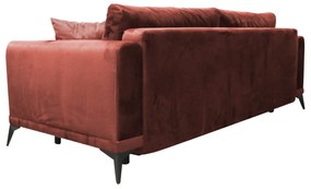Canapea extensibilă, teracota, GRACE BIG SOFA