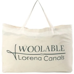 Covor tip traversă alb lavabil/țesut manual din lână 70x200 cm Enkang Ivory – Lorena Canals