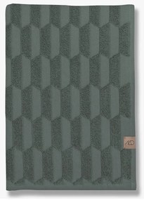 Prosop verde închis din bumbac 50x95 cm Geo – Mette Ditmer Denmark