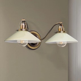 Aplica de perete realizata manual design rustic ARTDESIGN, patina/ champagne