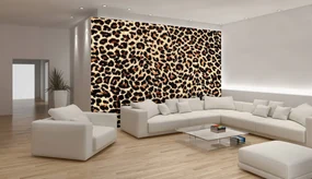 Fototapet - Fibre de păr de leopard (152,5x104 cm), în 8 de alte dimensiuni noi