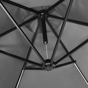 Deuba Umbrela de soare LED Mali Ø330 cm - antracit