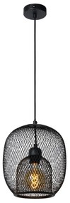 Lustră pe cablu JERREL 1xE27/40W/230V neagră Lucide 78396/01/30
