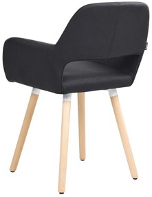 Set 2 buc. scaune pentru sufragerie Chico (negru). 1009920