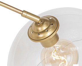 Lampă arcadă modernă din alamă cu sticlă transparentă - Arc