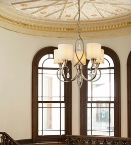 Candelabru elegant design clasic Alberto 5L 1605-5AB SRT