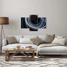 Tabloul cu linii albastre (90x60 cm)