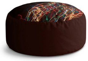 Taburet Circle efect de lumină, colorat