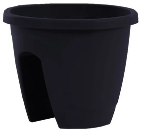 Ghiveci Emerald, 7.5 l, tratat UV, antracit, polipropilena