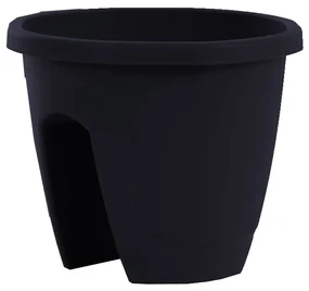 Ghiveci Emerald, 7.5 l, tratat UV, antracit, polipropilena