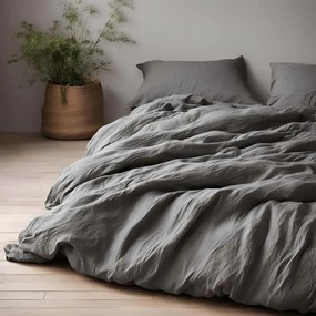 Lenjerie de pat din muselina MOELLIN gri Dimensiunile lenjeriei: 70 x 90 cm | 140 x 200 cm