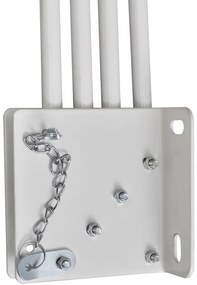Umbrire pentru balcon tip evantai, 140 cm-gri