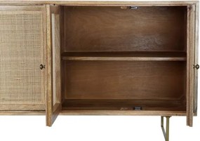 Bufet natur , din lemn de mango si rattan