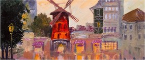Tablou - Moulin rouge, Paris, Franța (120x50 cm)