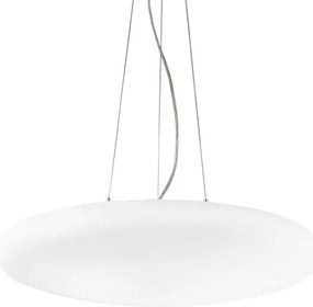 Abajur de rezervă din sticlă Ideal Lux E27 d. 50 cm alb