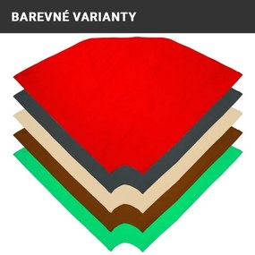 STILISTA Paravan de balcon, 140 x 140 cm, verde