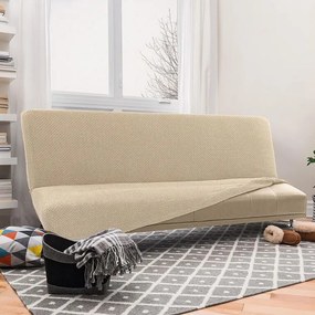 Nueva Textura Huse care se întind foarte bine NIAGARA smântânii 2fotoliu cu manere de lemn (l. 130 - 160 cm)