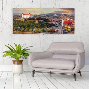 Tablou - Panorama bratislavei, Slovacia (120x50 cm)