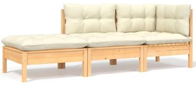 Set mobilier de gradina Culoare crem, VAZUL