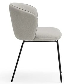 Set de scaune de sufragerie gri deschis 2 buc. tapițat Add – Teulat