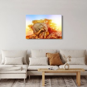 Tablou - Animale africane (90x60 cm)