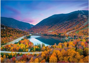 Tablou pe sticlă - White Mountain, New Hampshire, USA (70x50 cm)