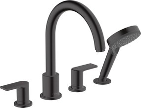 Hansgrohe Vernis Shape baterie cadă-duș cadă negru 71459670