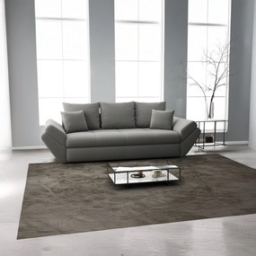 Canapea extensibilă dumonde cu ladă de depozitare si sezut confortabil din spuma high-density, Loana Royal Grey 250x100 cm