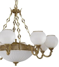 Candelabru clasic din alama 8+3 design italian 9350