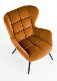 Fotoliu Tyrion velvet cinnamon H91 cm