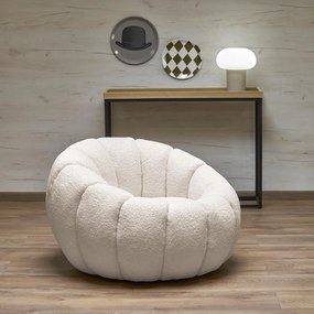 Fotoliu Gaspar crem H60 cm