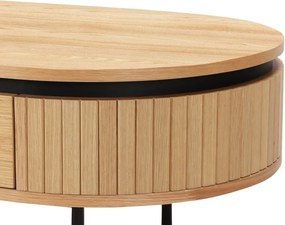 Masuta de cafea cu furnir de stejar ATELIER 120cm