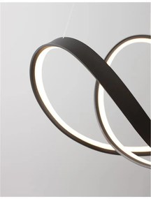 Lustra LED suspendata design modern APUS negru NVL-9348053