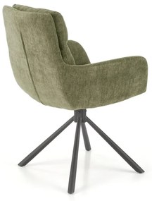 Scaun rotativ K495 stofa olive