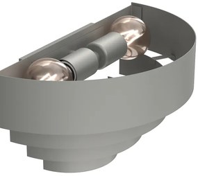 Aplică RINGS 2xE27/15W/230V gri